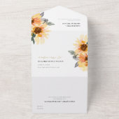 RUSTIKSCHIK-SONNENBLUMENFLUSSFLÜSSIGKEIT WASSERFAR ALL IN ONE EINLADUNG (Außenbereich)