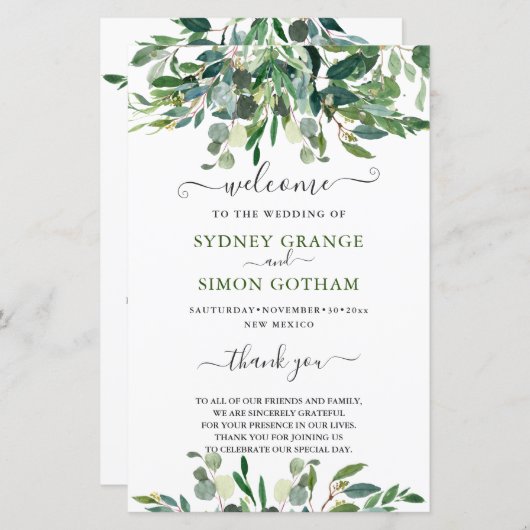 RUSTIKWASSERFARBE GREENERY EUCALYPTUS (Vorne/Hinten)