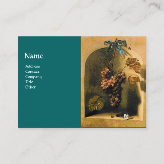 RUSTIKWEIN, WEIN, VITIKULTUR VISITENKARTE (Vorderseite)