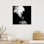 Rustin Cohle von True Detective Rauching a Cigaret Poster (Küche)