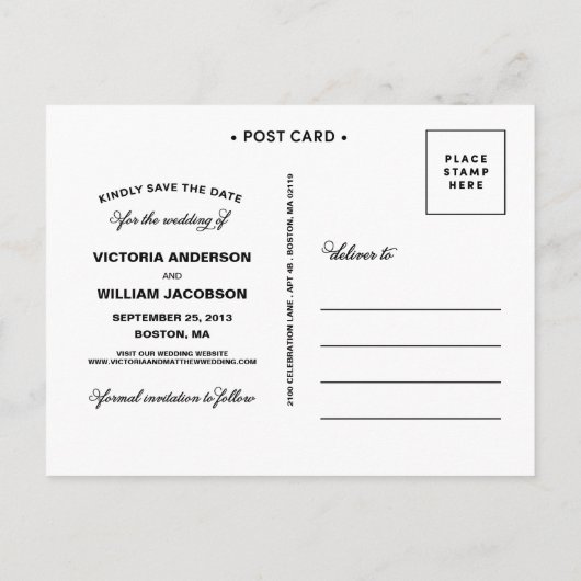 RUSTISCH | Ankündigung Datum freihalten (Rückseite)