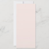 RUSTISCH BLUSH KRAFT BLLORAL BUNCH WATERCOLOR WEDD EINLADUNG (Rückseite)