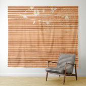 RUSTISCH HOLZ Foto HintergrundTapestry Wandteppich (Beispiel (Horizontal))