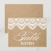 RUSTISCH | TISCHNUMMERN (Vorne/Hinten)