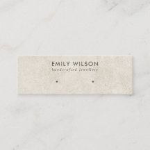 RUSTISCH-WEISS-GRAY-STUCCO-STUD-OHRENANZEIGE