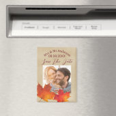 Rustische Blätter Hochzeit im Herbst Herbst Save t Magnet (In Situ (Geschirrspüler))
