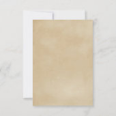 Rustische Blätter Hochzeit im Herbst Herbst Save t Save The Date (Rückseite)