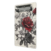 Rustische Blume und Kalligrafie - Braunpapier 3 Mini Klemmbrett (Gewinkelt2)