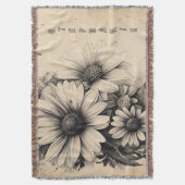 Rustische Blume und Schmetterlinge - Altpapier (11 Decke (Vorderseite Vertikal)