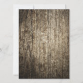 Rustische-Einladung Einladung (Rückseite)