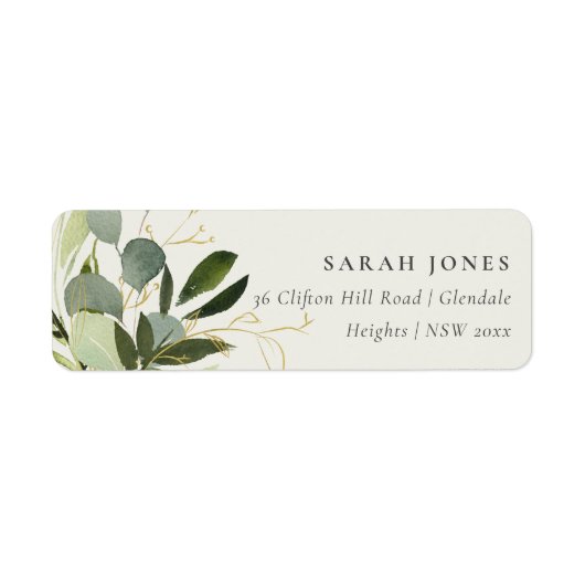 RUSTISCHE GEBRAUCHSINFORMATION GREEN GOLD FOLIAGE  (Vorne)