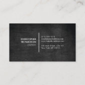 RUSTISCHE GESCHÄFTSKARTE FÜR BAUER, BETRIEBE VISITENKARTE (Rückseite)