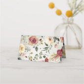 Rustische Hochzeit im Herbst Platzkarte (Rückseite)