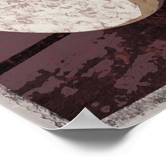 Rustische Java-Tasse Poster (Ecke)