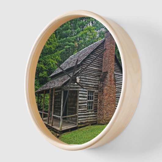 RUSTISCHE KABINHOLZMauer Uhr (Winkel)