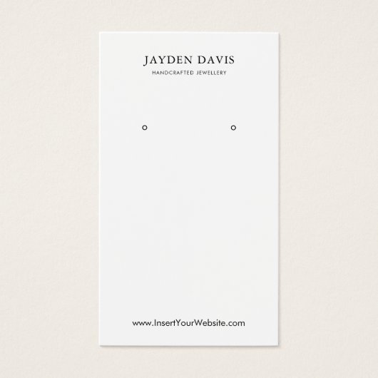 RUSTISCHE KERAMIK TERRACOTTA TEXTURE EARRING DISPL (Vorderseite)