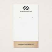 RUSTISCHE KERAMIK TERRACOTTA TEXTURE EARRING DISPL (Vorderseite)