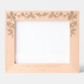 RUSTISCHE PINENKONEN 10 x 8 PERSONALISIERTE BILDER Geätzte Rahmen (Vorderseite)