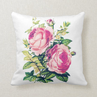 RUSTISCHE Rose, ANTIQUE Blumendesign Kissen