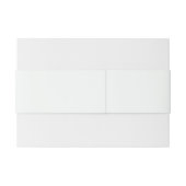 Rustische Rose und Chrysanthemum-Hochzeit im Herbs Einladungsbanderole (Rückseitenbeispiel)