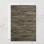 Rustische Rote Weinüberraschung 70. Geburtstagspar Einladung (Rückseite)