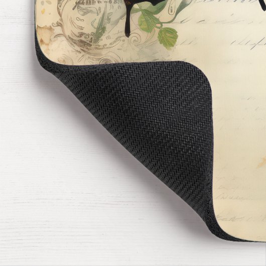 "Rustische Schmetterlinge" Mousepad (Ecke)