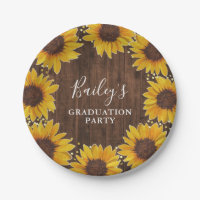 Rustische Sonnenblumen Goldfels-Dots-Graduierung