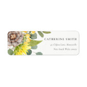 RUSTISCHE SONNENBLUMENADRESSE EUCALYPTUS PINE (Vorne)