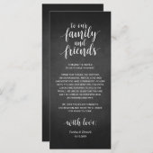 Rustische String-Lichter, Platzierung der Dankesch Programm (Vorne/Hinten)