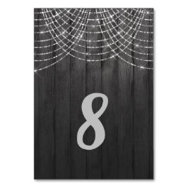 RUSTISCHE VINTAGE FAIRLIGHT MODERNE TISCHNUMMER