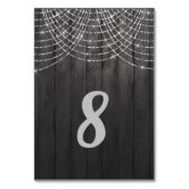 RUSTISCHE VINTAGE FAIRLIGHT MODERNE TISCHNUMMER (Rückseite)