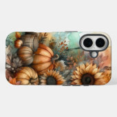 RUSTISCHE WASSERFALLSZENE MIT PUMPKINEN Case-Mate iPhone HÜLLE (Rückseite (Horizontal))