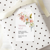 Rustische Wildblumen Brautparty-Geschenktasten Geschenkanhänger