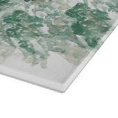 Rustische Winterwaldtiere Schneidebrett (Ecke)