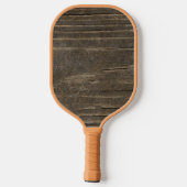 RUSTISCHER HOLZMONOGRAMM-SKRIPT-INDIVIDUELLE NAME PICKLEBALL SCHLÄGER (Rückseite)
