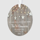 RUSTISCHES HOLZ IN GARLAND ORNAMENT (Vorderseite)