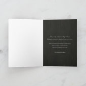 RUSTISCHES KRAFT FLORAL BIRDHOUSE REALTOR ECHTES A DANKESKARTE (Innenseite)