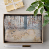 RUSTISCHES LANDWIRTSCHAFTLICHES GEMISCHTES MEDIA A SEIDENPAPIER (Geschenk)