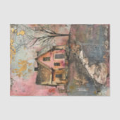 RUSTISCHES LANDWIRTSCHAFTLICHES GEMISCHTES MEDIA A SEIDENPAPIER (Vorderseite)