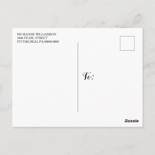 RUSTISCHES SONNENBLUMENLICHT BARNWOOD SAVE THE DAT POSTKARTE (Rückseite)