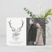 RUSTISCHES WASSERFARBENDECKEN | Datum freihalten Save The Date (Stehend Vorderseite)