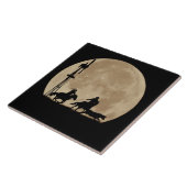Rustlers Moon Roping Cowboys Fliese (Seite)