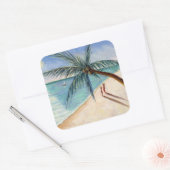 Rustling Palm 2004 Quadratischer Aufkleber (Umschlag)