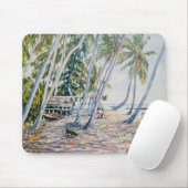 Rustling Palmen Sansibar 2002 Mousepad (Mit Mouse)