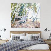 Rustling Palms Sansibar 2002 Leinwanddruck (Insitu (Schlafzimmer))