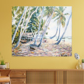 Rustling Palms Sansibar 2002 Leinwanddruck (Insitu (Wohnzimmer))