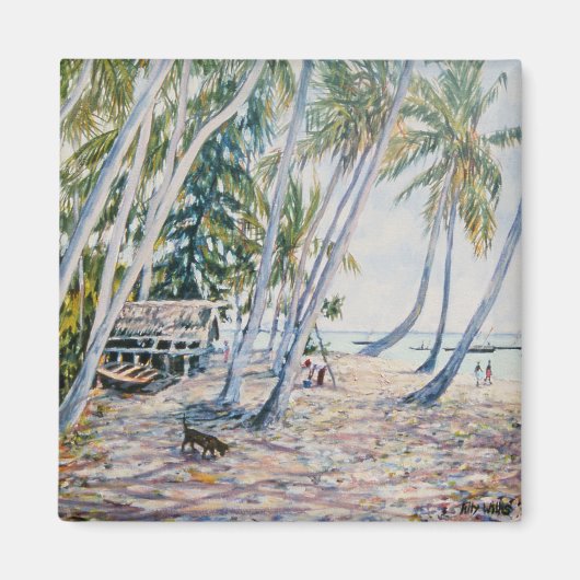 Rustling Palms Sansibar 2002 Magnet (Vorne)