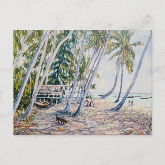 Rustling Palms Sansibar 2002 Postkarte (Vorderseite)