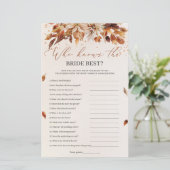 Rustric Herbst Blume, die die Braut am besten kenn (Stehend Vorderseite)