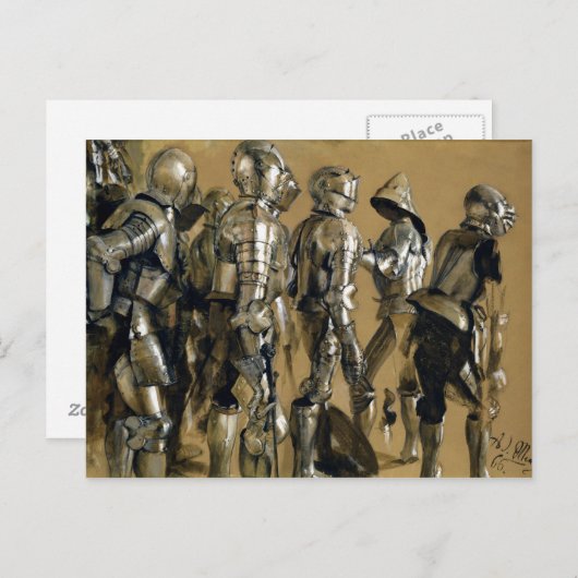 Rüstung, 1866 postkarte (Vorne/Hinten)